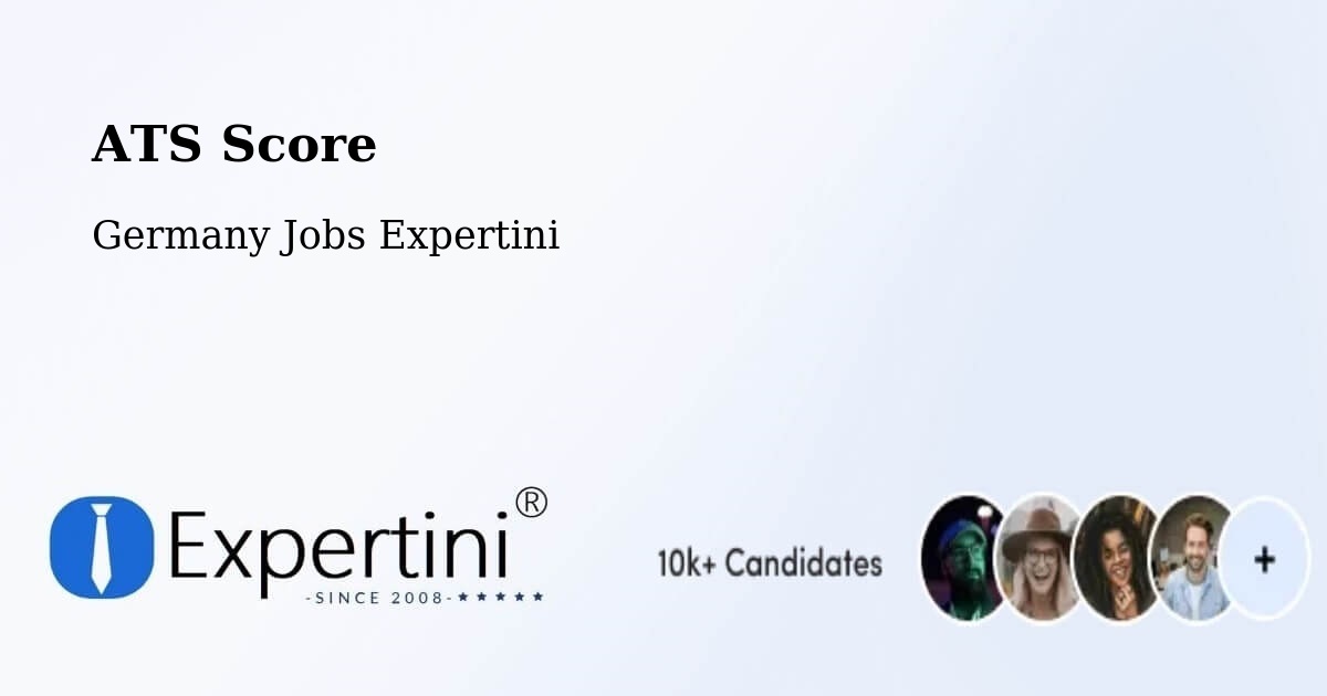 Resume ATS Score & Job Description Match Tool – Elstra - Germany Jobs Expertini