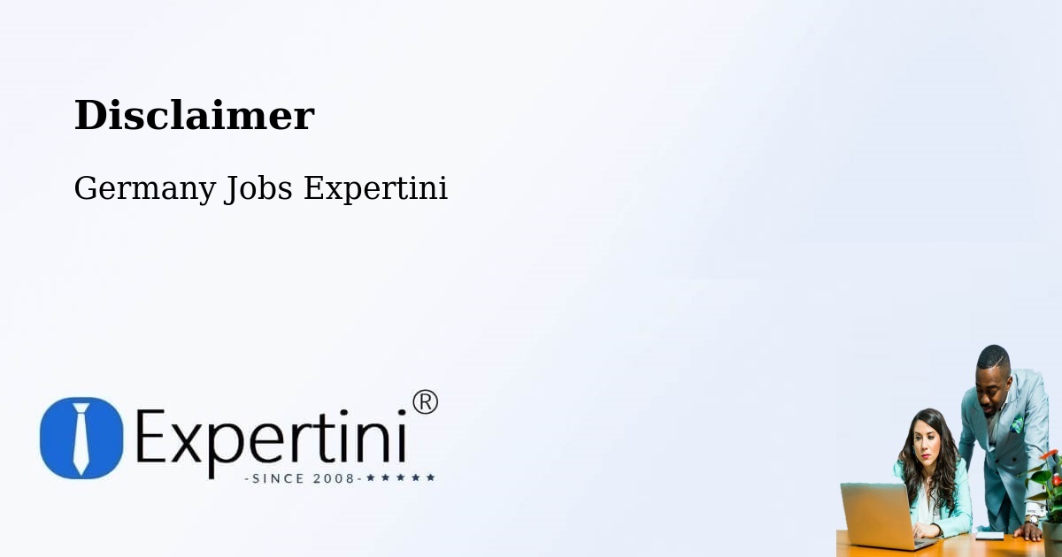 Disclaimer – Elstra - Germany Jobs Expertini