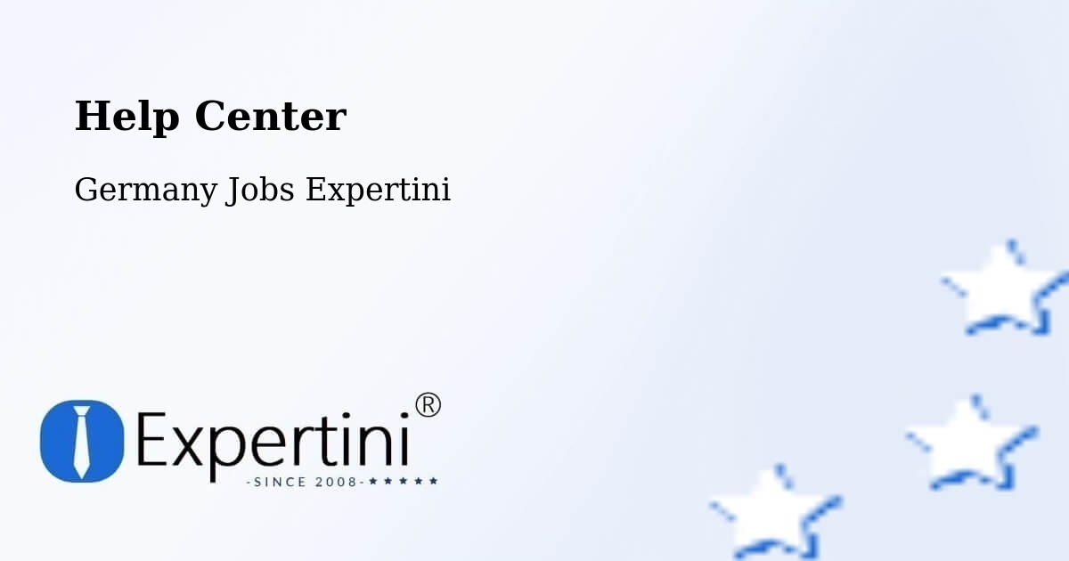 Help Center – Elstra - Germany Jobs Expertini